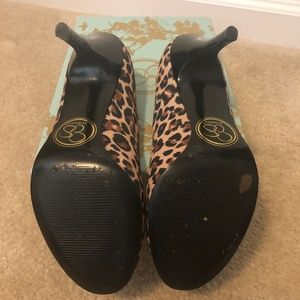 Jessica Simpson Leopard Heels 7.5